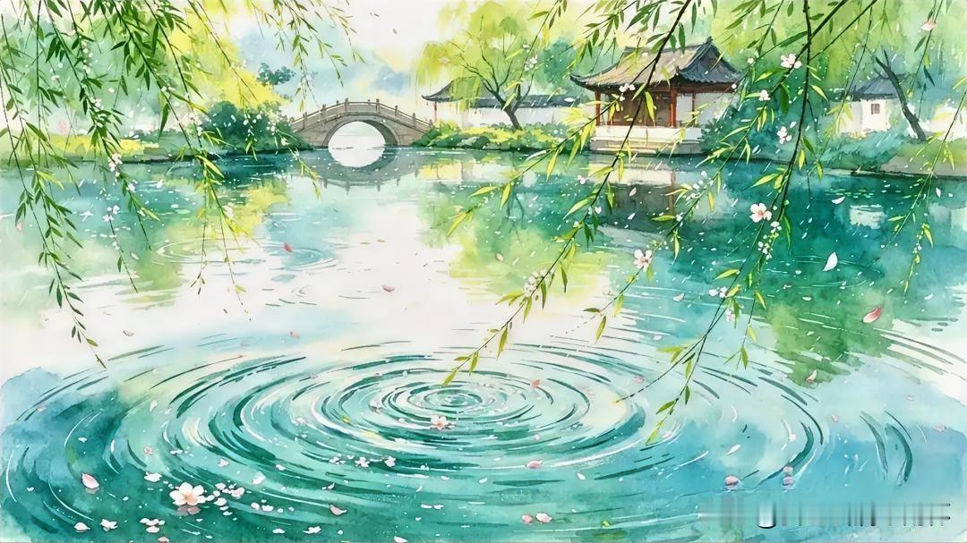 下联：一池春水动诗心
上联：有请雅士[玫瑰][玫瑰][玫瑰]