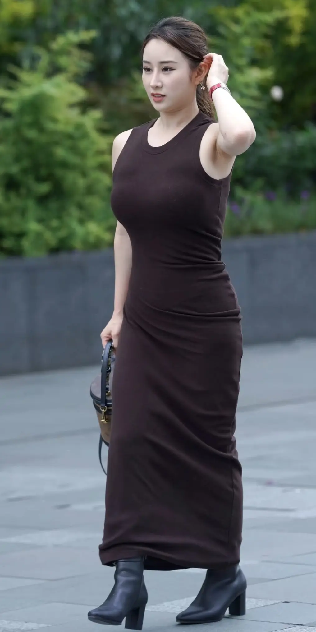 连衣裙 性感修身包臀长裙