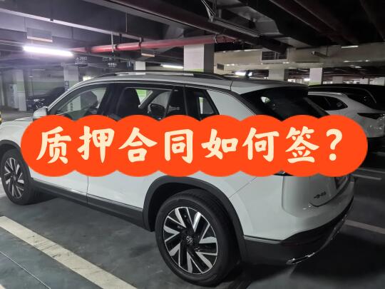 质押合同如何签？需要的带走！