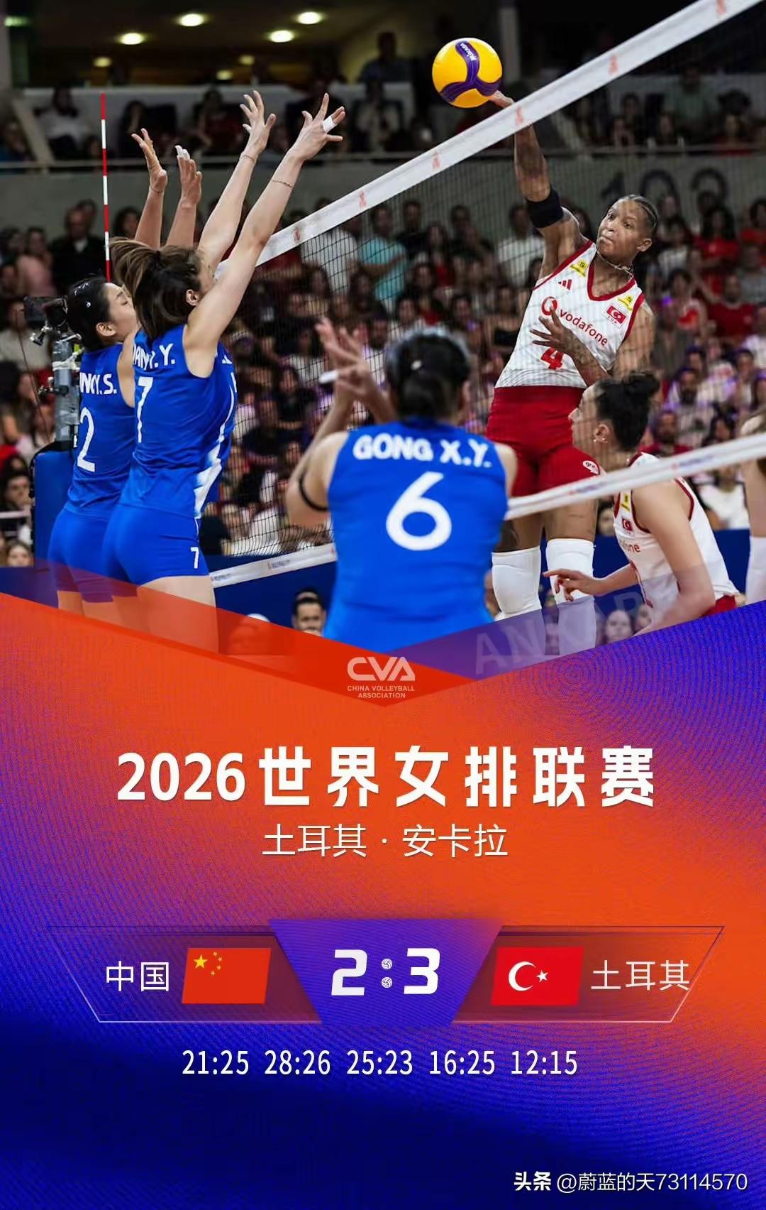 瓦尔加斯用她标志性的力量，统治了世联赛第二周安卡拉站的比赛，获得了最佳球员称号，