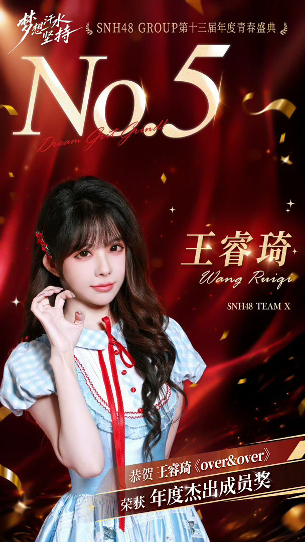 SNH48苏州演唱会2026 SNH48GROUP年度青春盛典 颁奖典礼4-7名