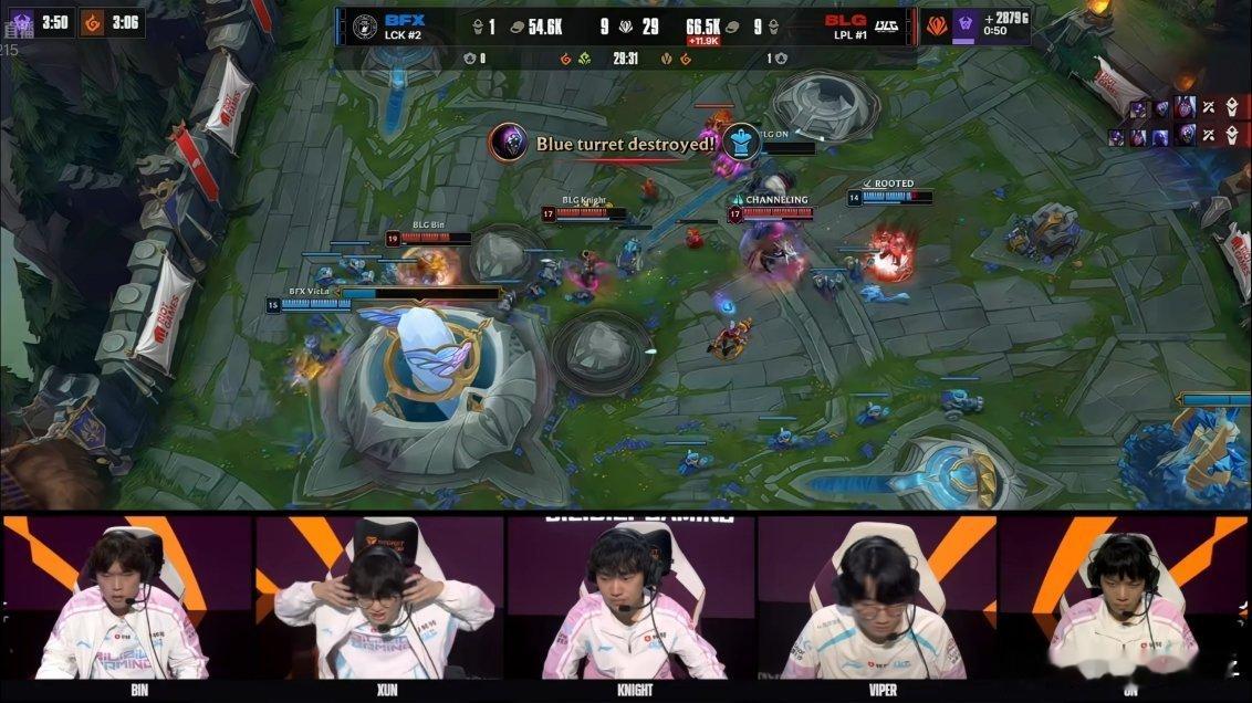 Bin大哥杀穿上路BLG直接把BFX虐了，LCK怎么把这队送来了？blg面对bf
