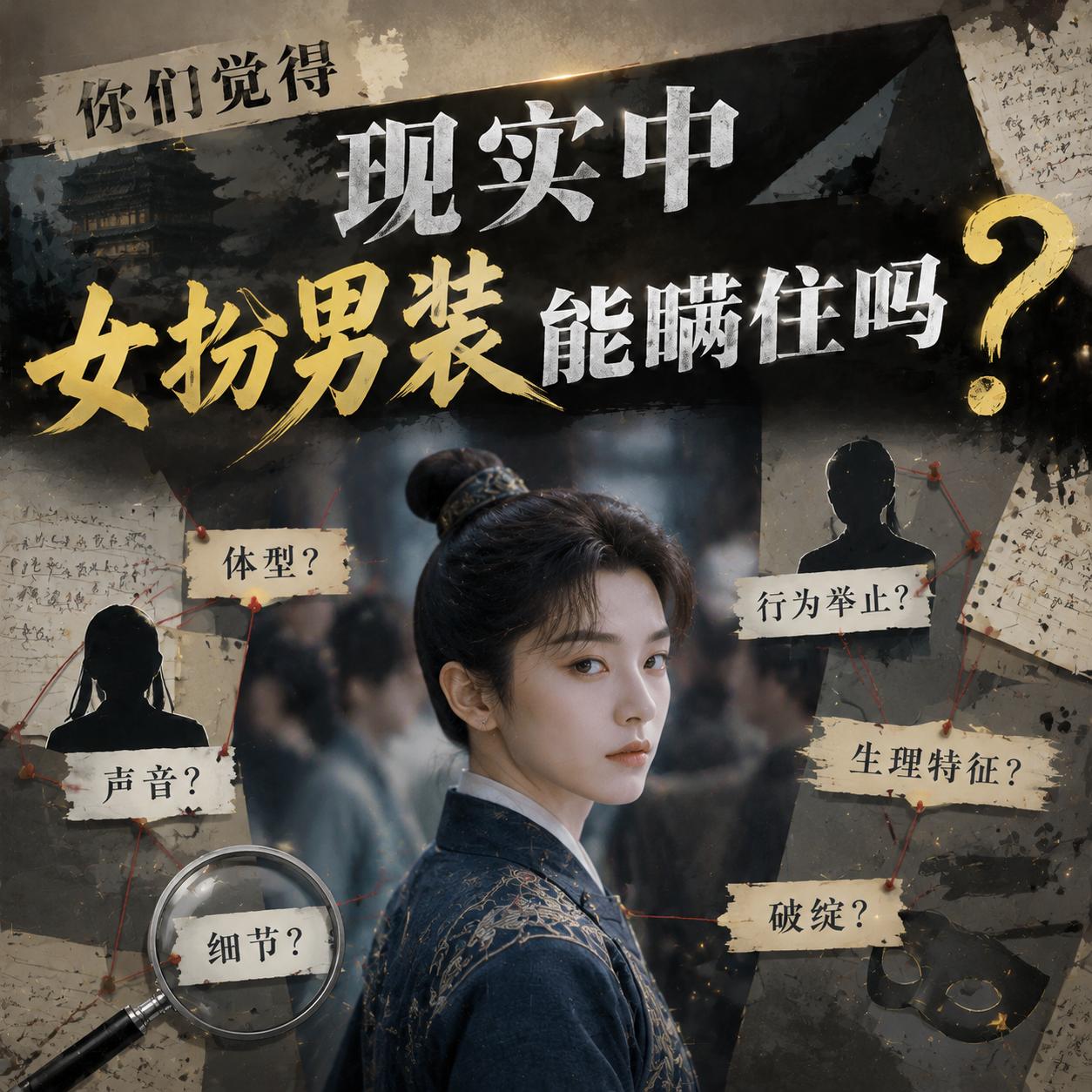 你们觉得现实中女扮男装能瞒住吗？