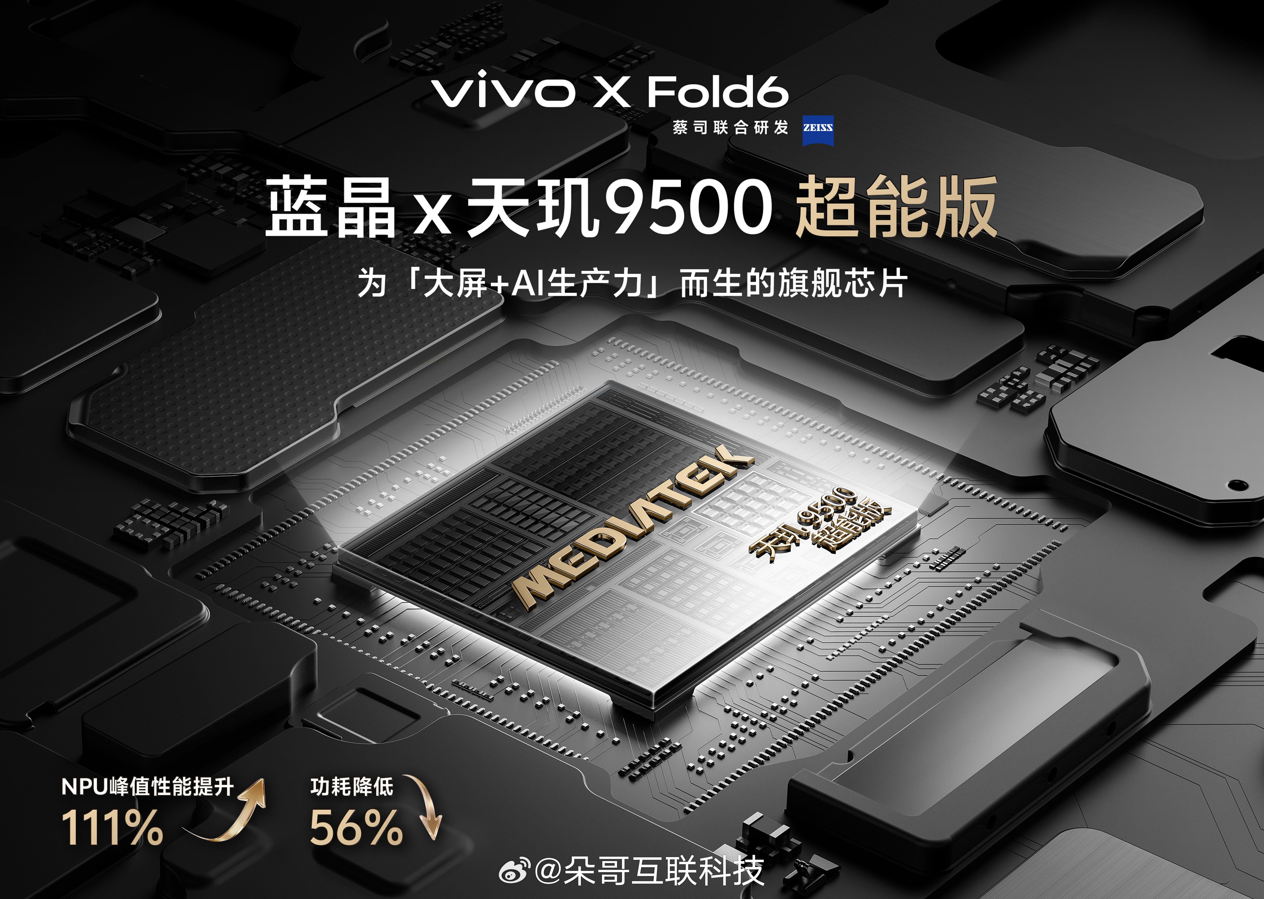 天玑调教还得看蓝厂！vivo X Fold6 搭载天玑9500超能版NPU↑11