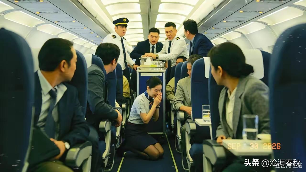 “跪着求你踹一脚”
空姐都这样说了，跪也跪了，都不放过？
就只是被不小心碰了一下