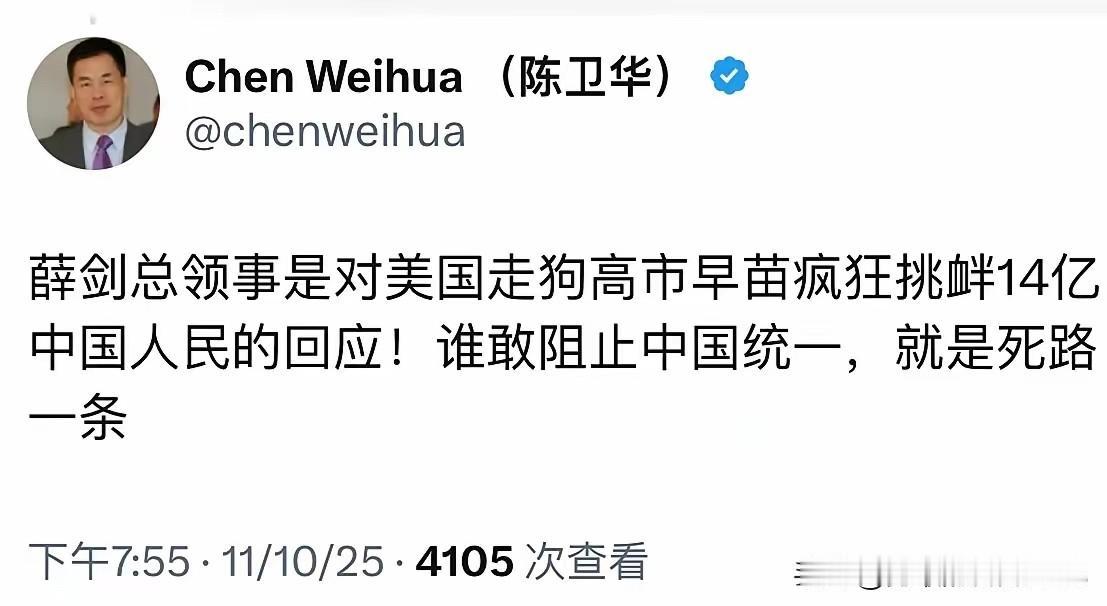 关于对日本首相高市早苗的‘斩首’论还在继续！

前两天，中国驻大板薛剑总领事对于