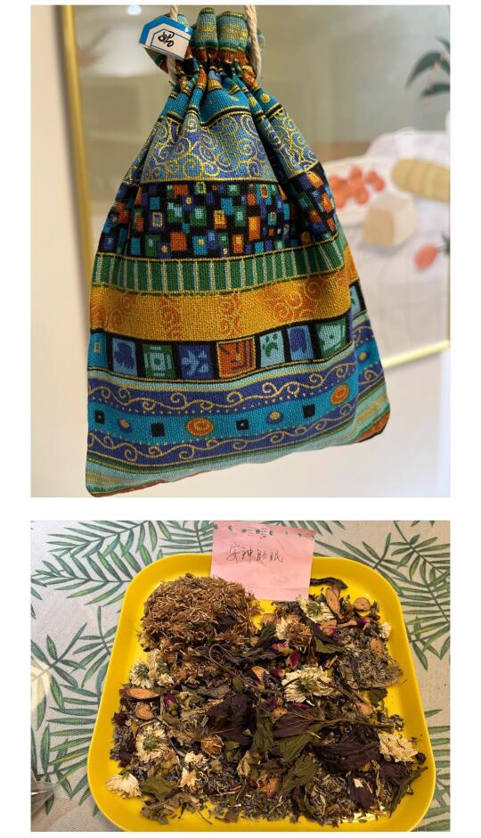 给爸妈和孩子做了香囊