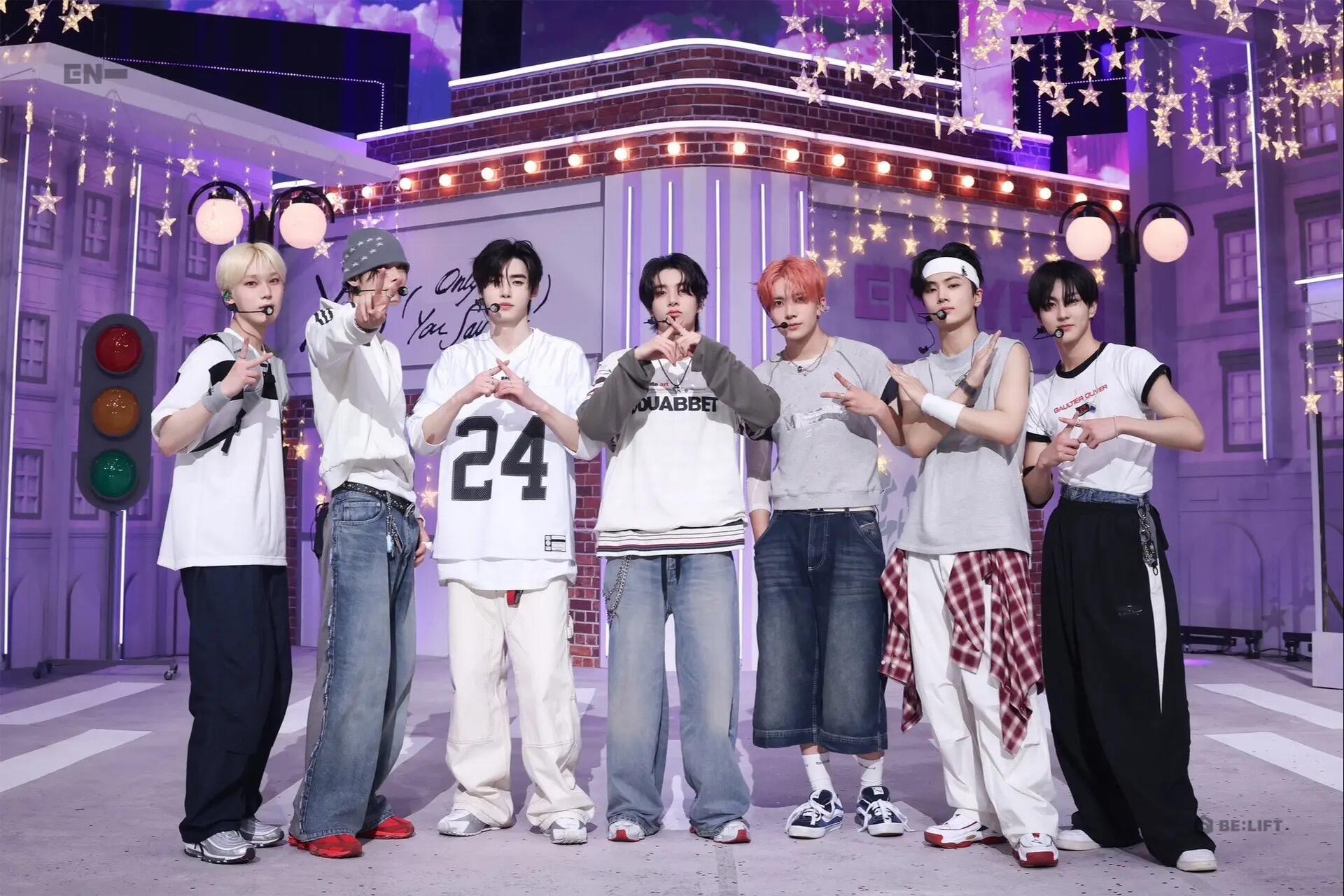 ENHYPEN 谁教你们这么闯中的谁教你们这样加中文的啦哈哈哈哈哈 