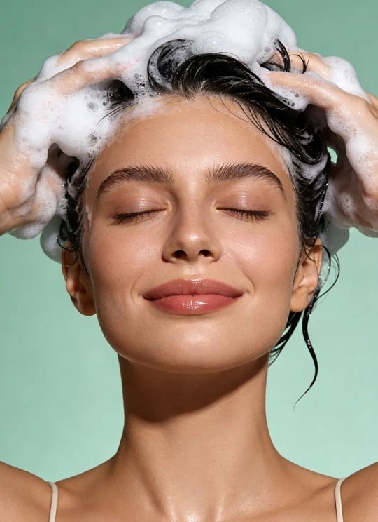 洗头发油慢的小方法想要头发变慢出油，洗头尽量用温水，避免高温刺激头皮分泌油脂，洗