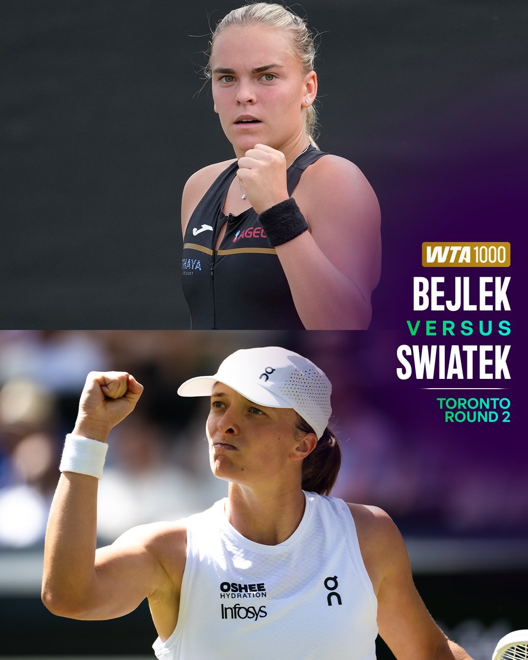 WTA1000多伦多站进入第三比赛日上半区种子球员纷纷亮相，你会关注哪些对决？ 