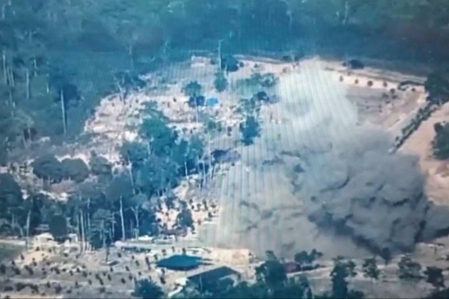 烽火问鼎计划泰柬冲突幂谈天下 泰国海军陆战队动用无人机投送迫击炮弹，摧毁了一处柬