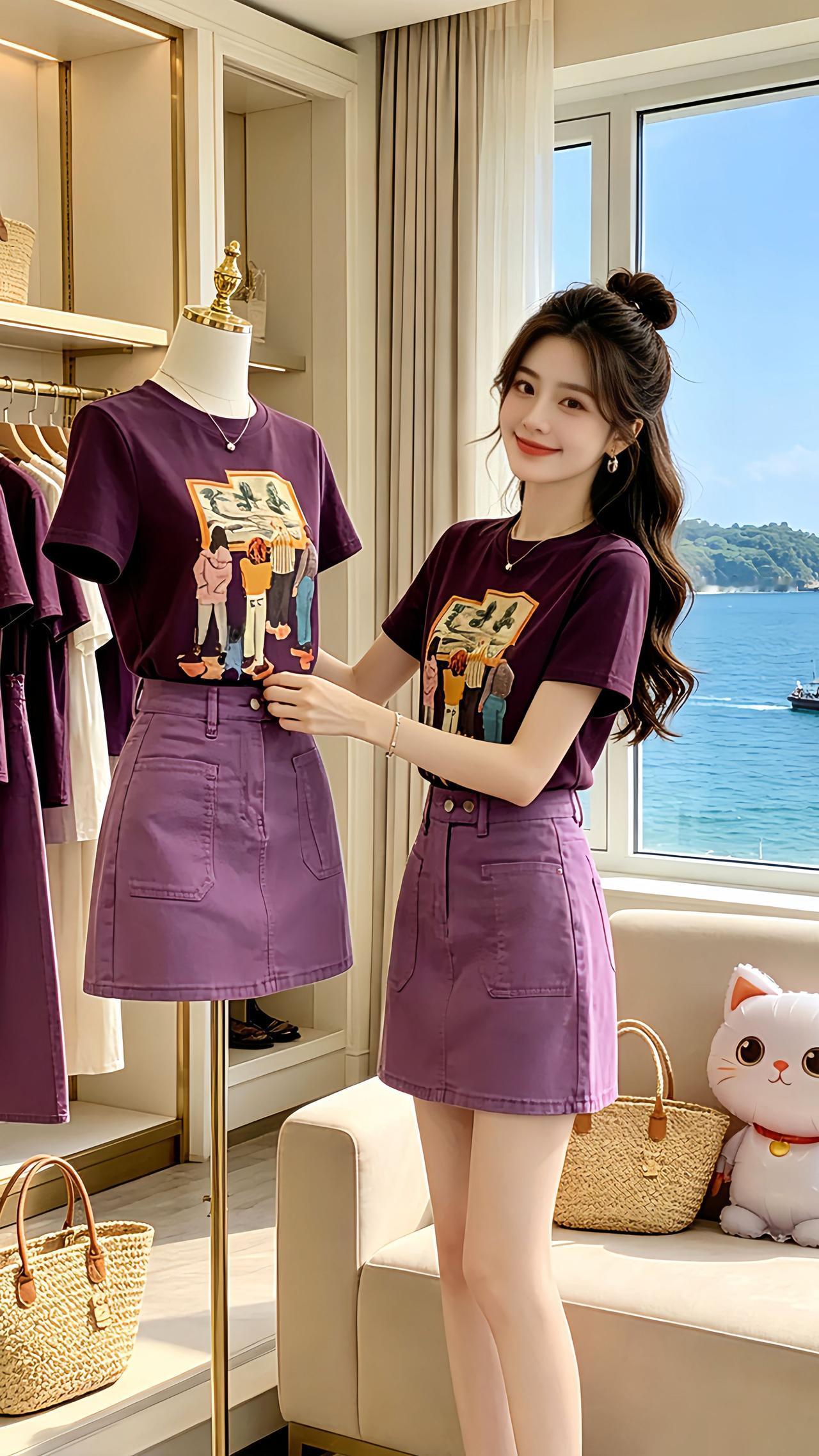 紫色穿搭太有韵味了 夏日显瘦穿搭指南 无法拒绝的夏日穿搭 精致女孩的夏日穿搭图鉴