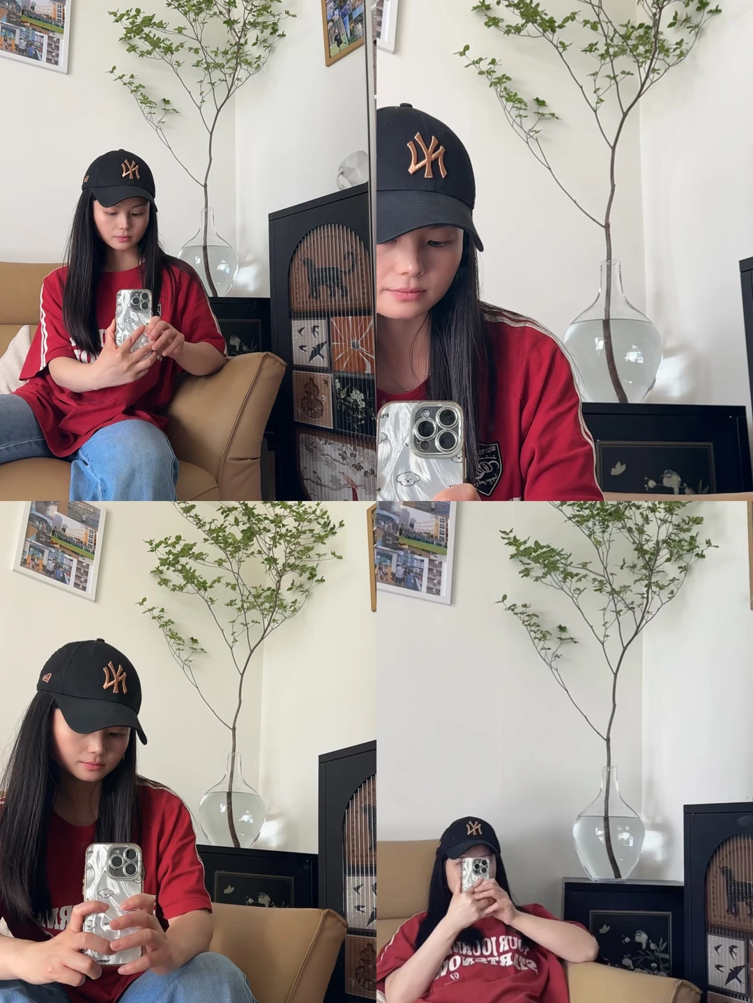 当你家里有一颗吊钟，你就能拥有一组照片😋