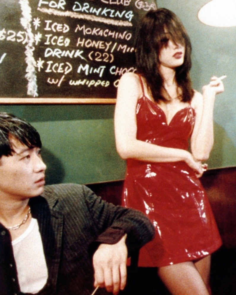 1995年，《堕落天使》中的李嘉欣与黎明。 