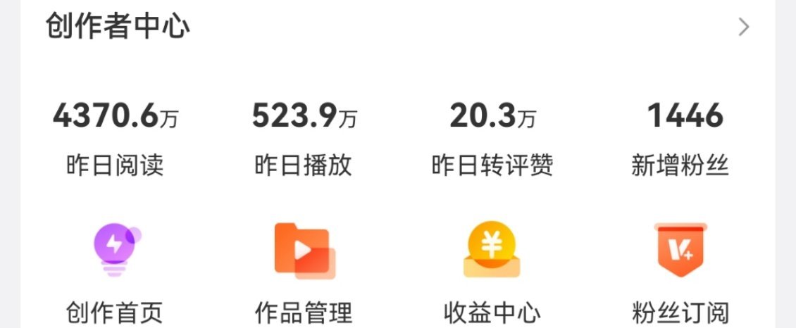 我怎么糊成这样了，一天都没有一亿阅读量，我好难过。[苦涩] ​​​