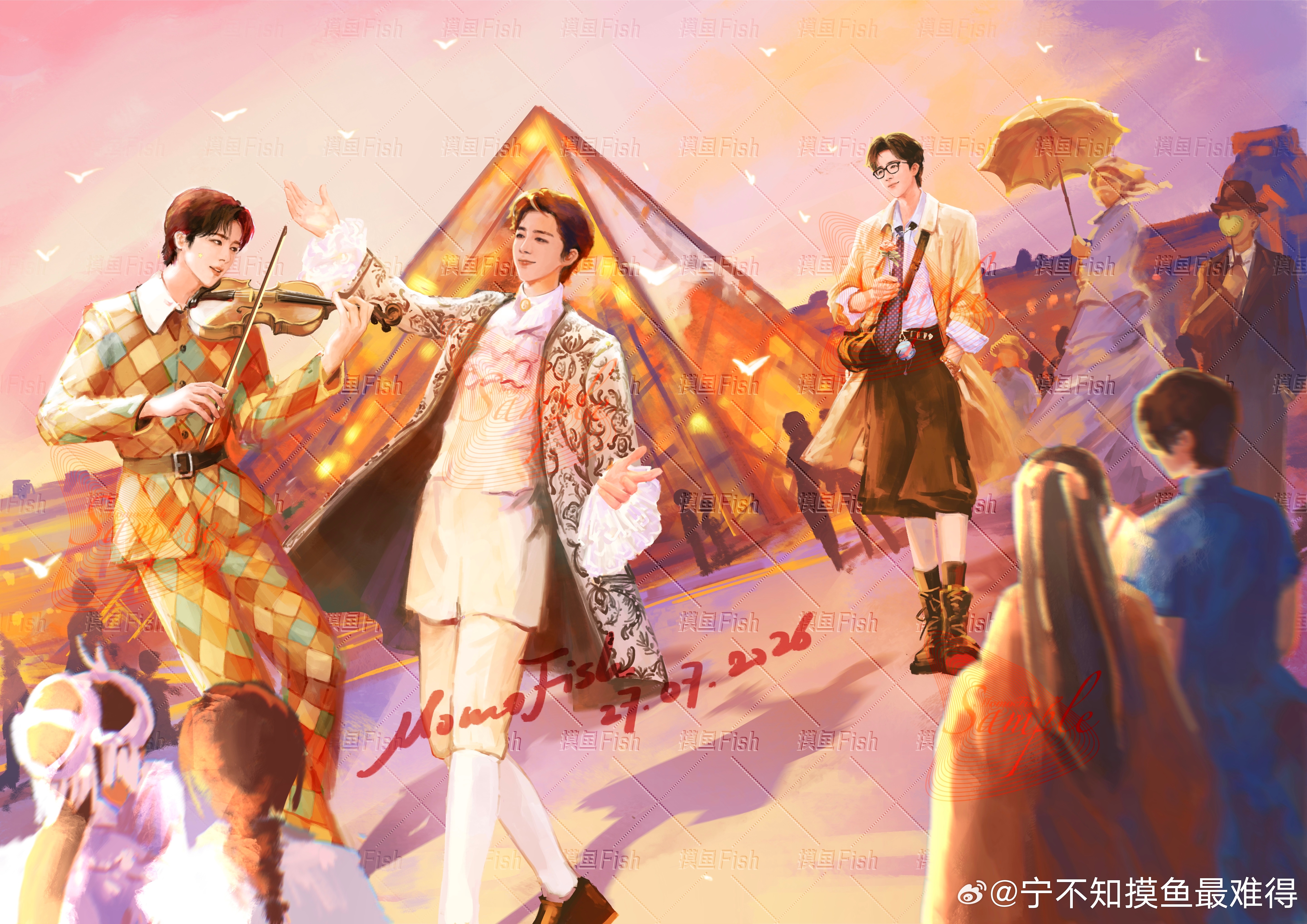刘宇宁地球超新鲜 “您对巴黎印象最深刻的是什么呢？”“artist”超话创作巡展