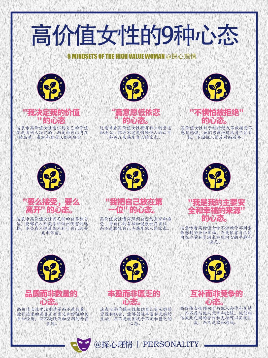 高价值女性的9种心态