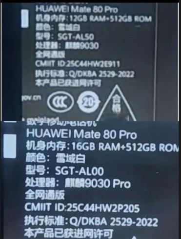 麒麟9030和麒麟9030Pro？？这代芯片竟然有多个版本。 