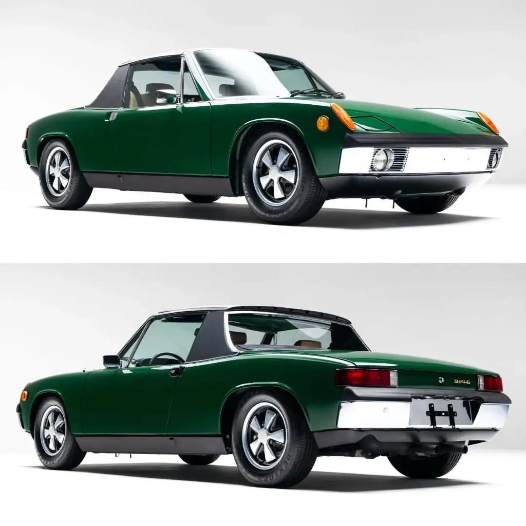 1970年，Porsche推出914-6，这款由品牌与大众合作开发的中置引擎跑车
