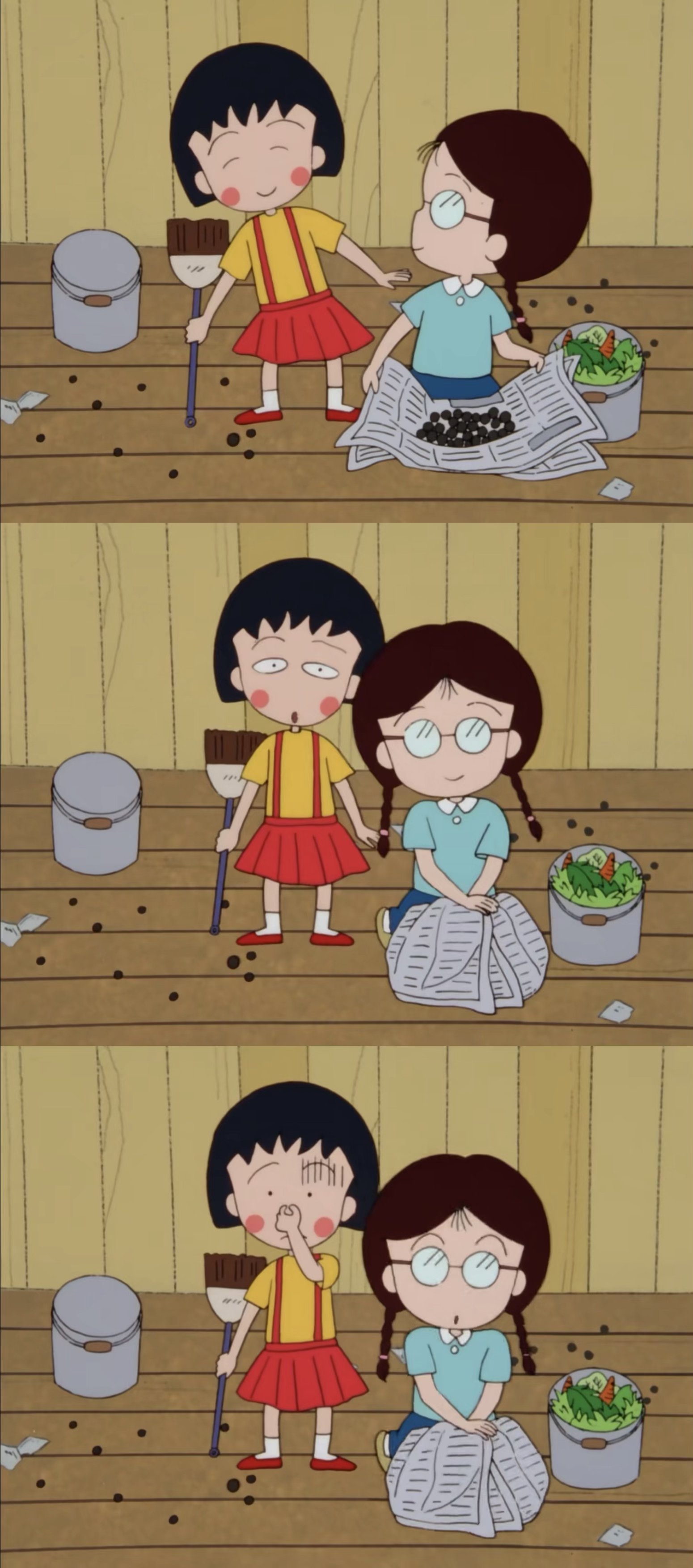盛夏壁纸大放送动漫仲夏狂欢季小丸子照顾小兔子🐰 