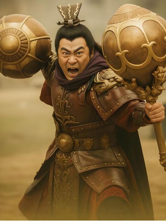 裴元庆硬扛李元霸三锤，吐血败逃，回营第一件事不是疗伤，他对罗成说：“李元霸的锤法