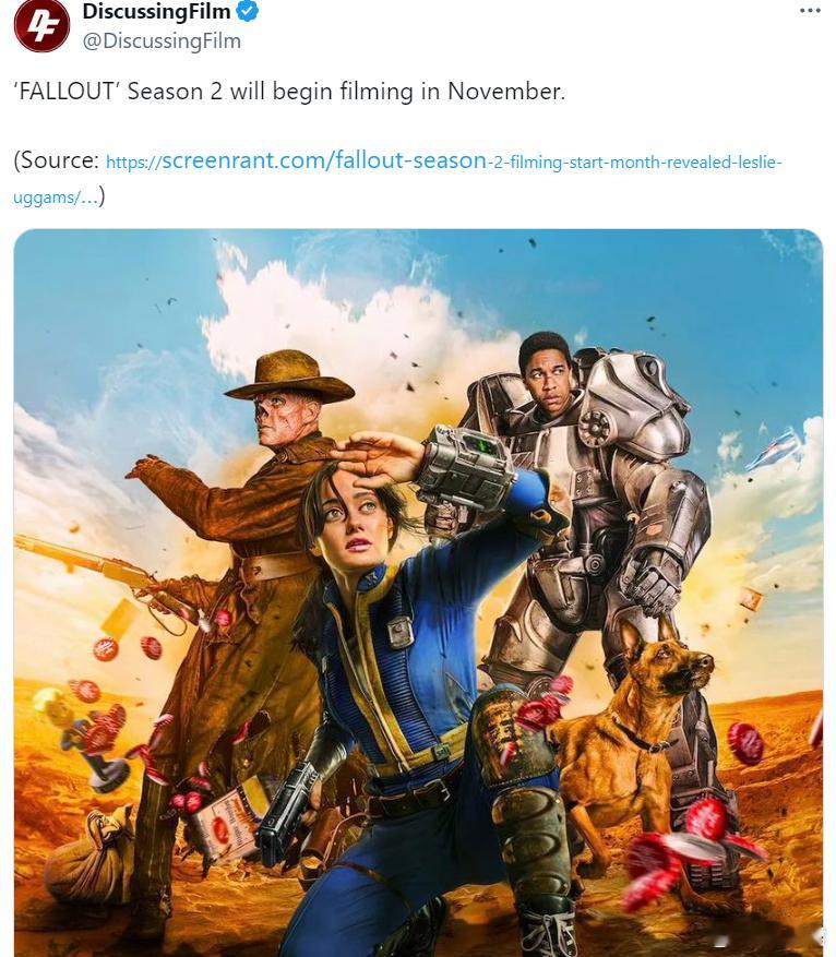 #Xbox# 《辐射》第二季将于11月开拍[嘻嘻] ​​​
