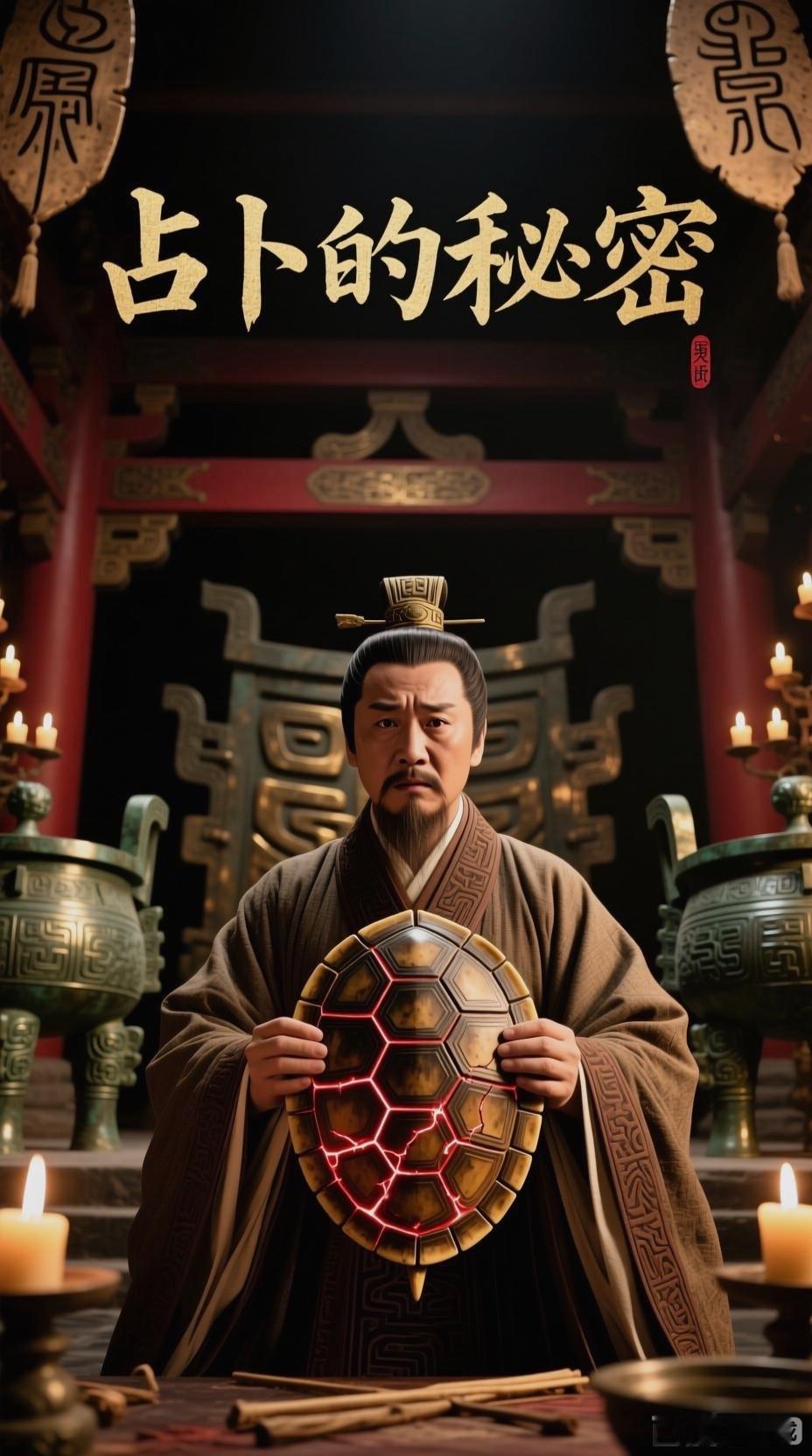 商朝晚期，周文王在羑里推演八卦，卜得**"否极泰来"卦象，坚定了推翻商纣的决心。