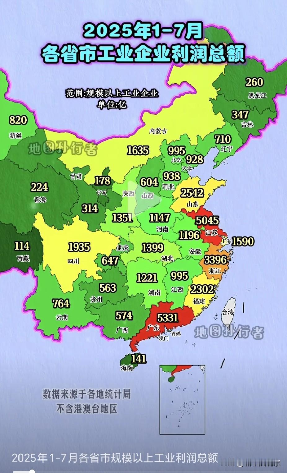 四川的工业利润是重庆的三倍，这么强吗？接近于沿海几大省份，在中西部城市大幅领先，