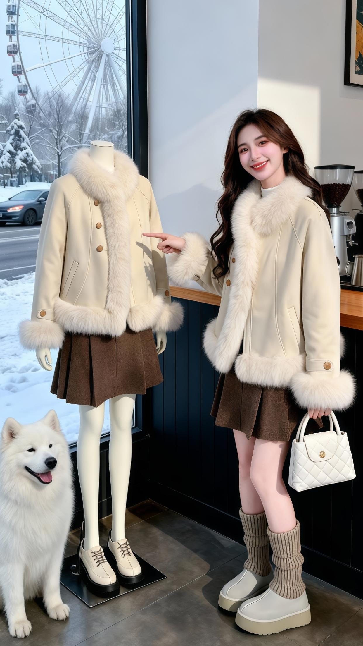 减龄气质 小个子穿搭 冬季穿搭 名媛气质 女神范