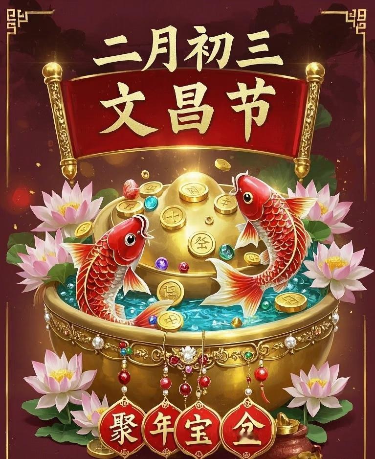 今天二月初三文昌帝君诞辰，做好3
件事，为孩子讨个好彩头！

农历二月初三，是民