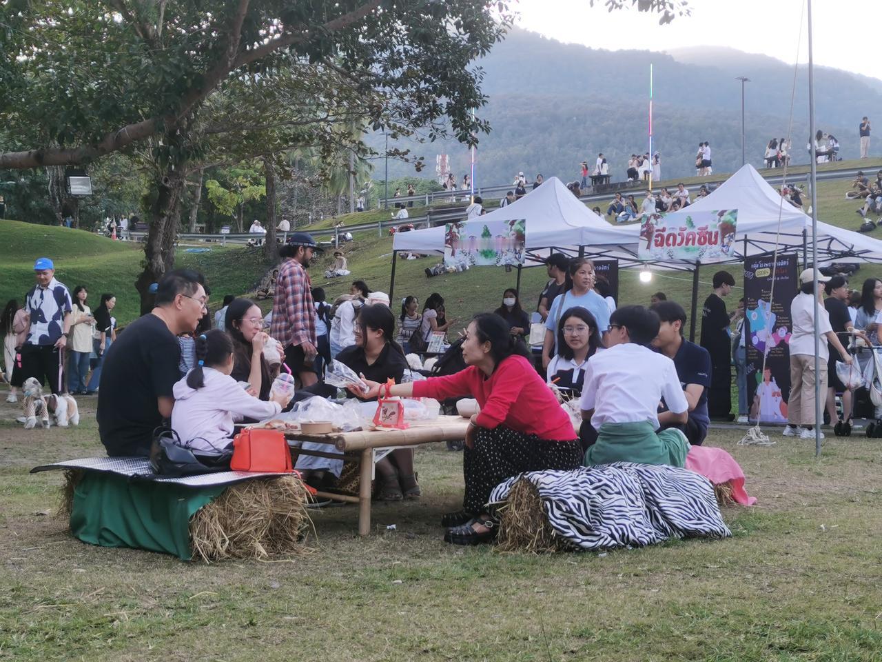 东南亚人的松弛确实是深入骨髓的！清迈大学，猜是宠物节之类的！清迈 清迈节日