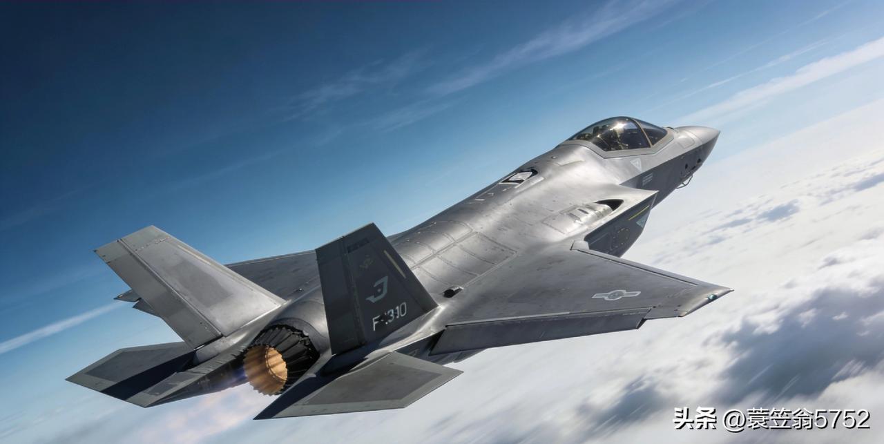 当地时间3月31日，一架美军F-35型隐形战斗机在内华达州拉斯维加斯市以北的一个