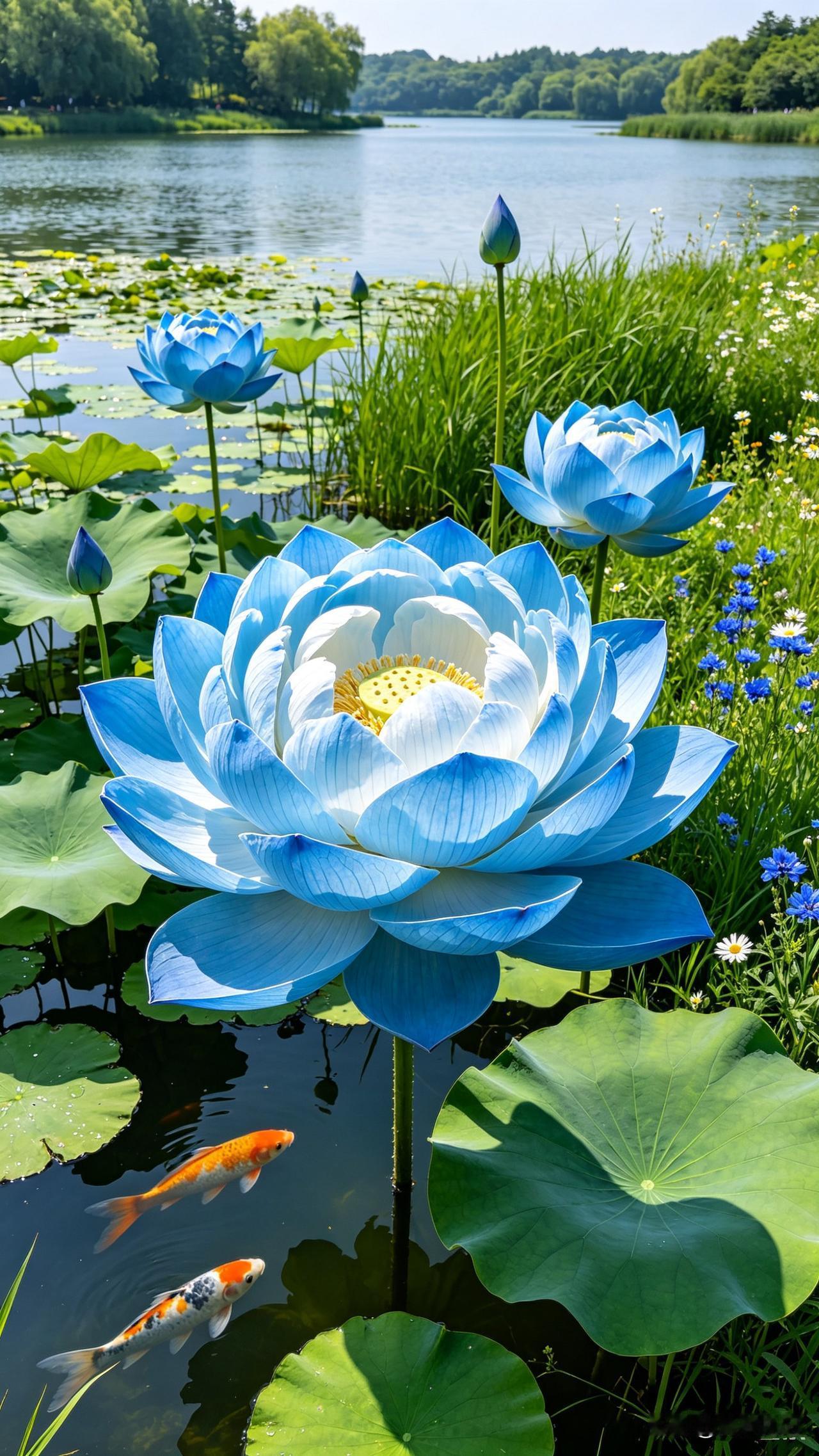 五月，夏天的浪漫，是风动，是荷动，也是心动，见山见水见自己，愿你我都能在忙碌的日