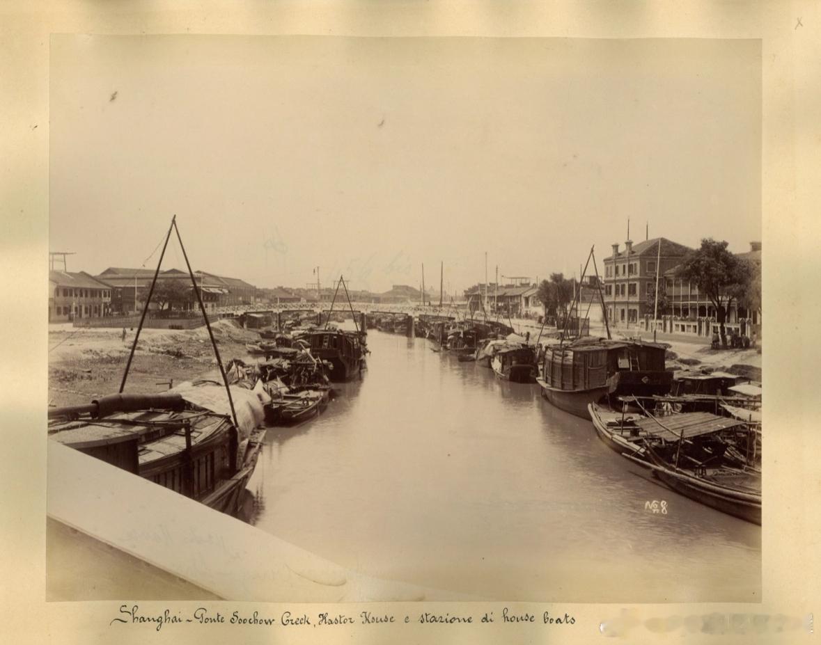 1890年代上海苏州河风景历史影像