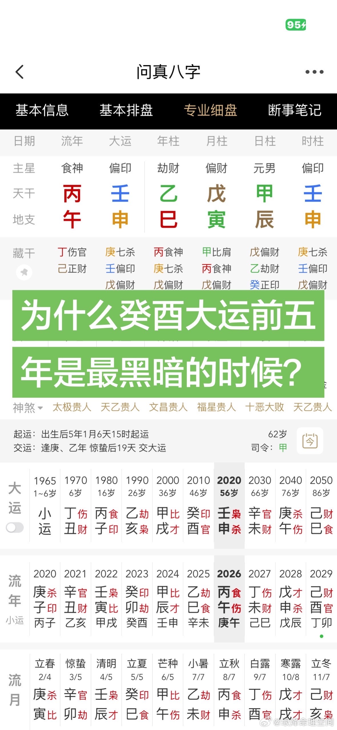 为什么癸酉大运前五年是人生最黑暗的时候？ 