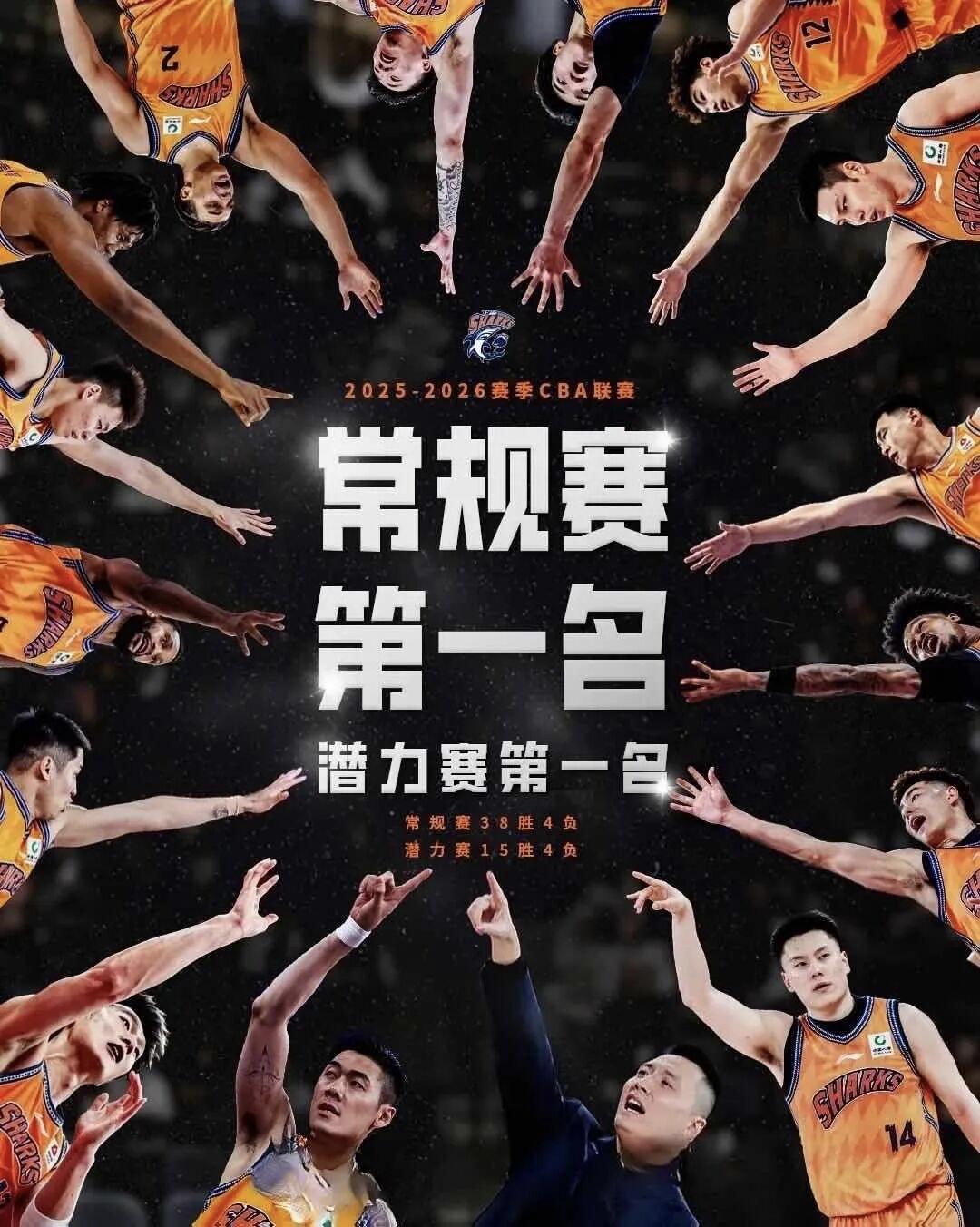 CBA季后赛你最看好的球队是哪个北京北汽与深圳马可波罗，这两队很有可能在季后赛中