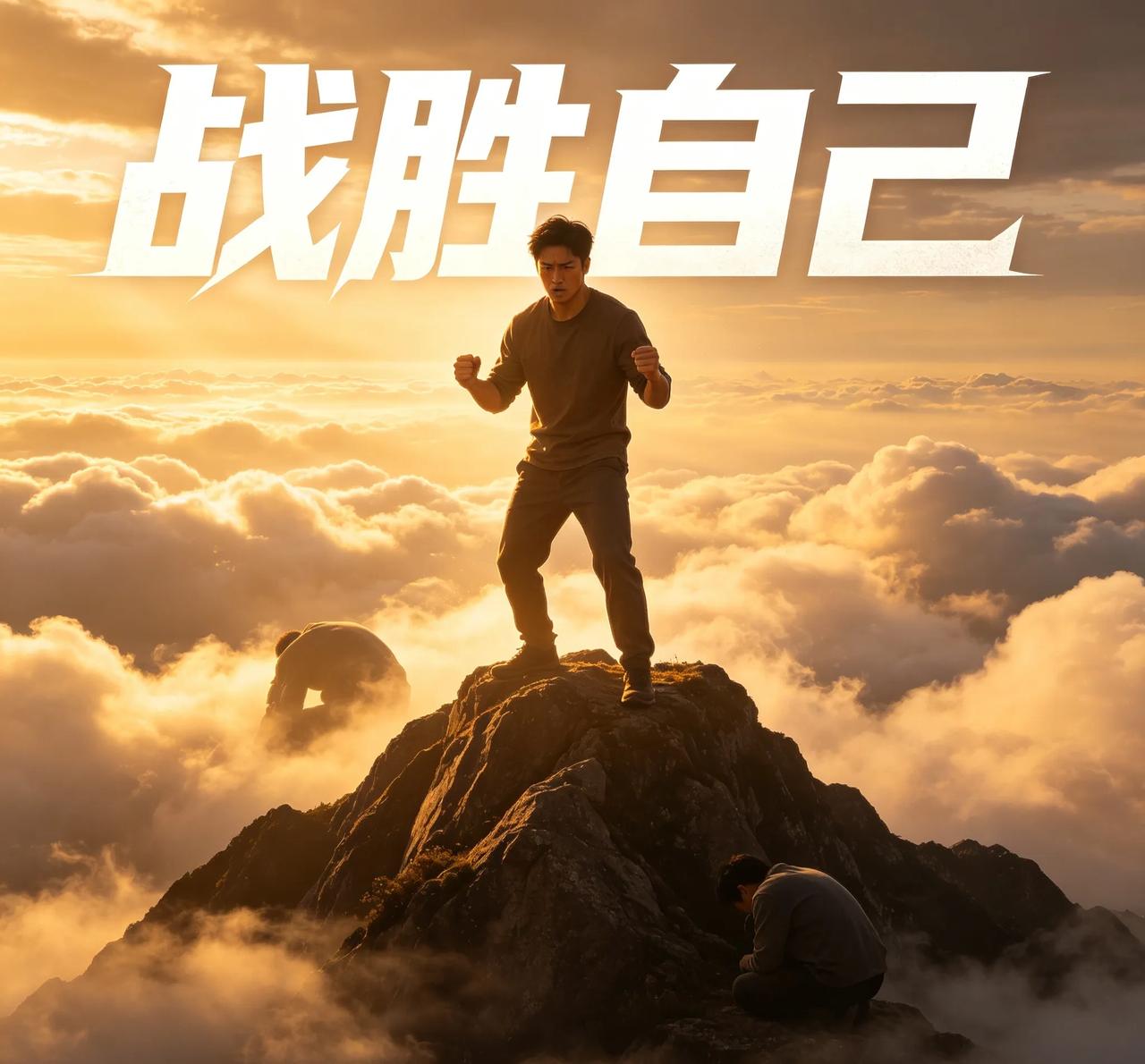 **《最难战胜的敌人，住在自己心里》**

有人问：战胜自己，算是战胜敌人吗？