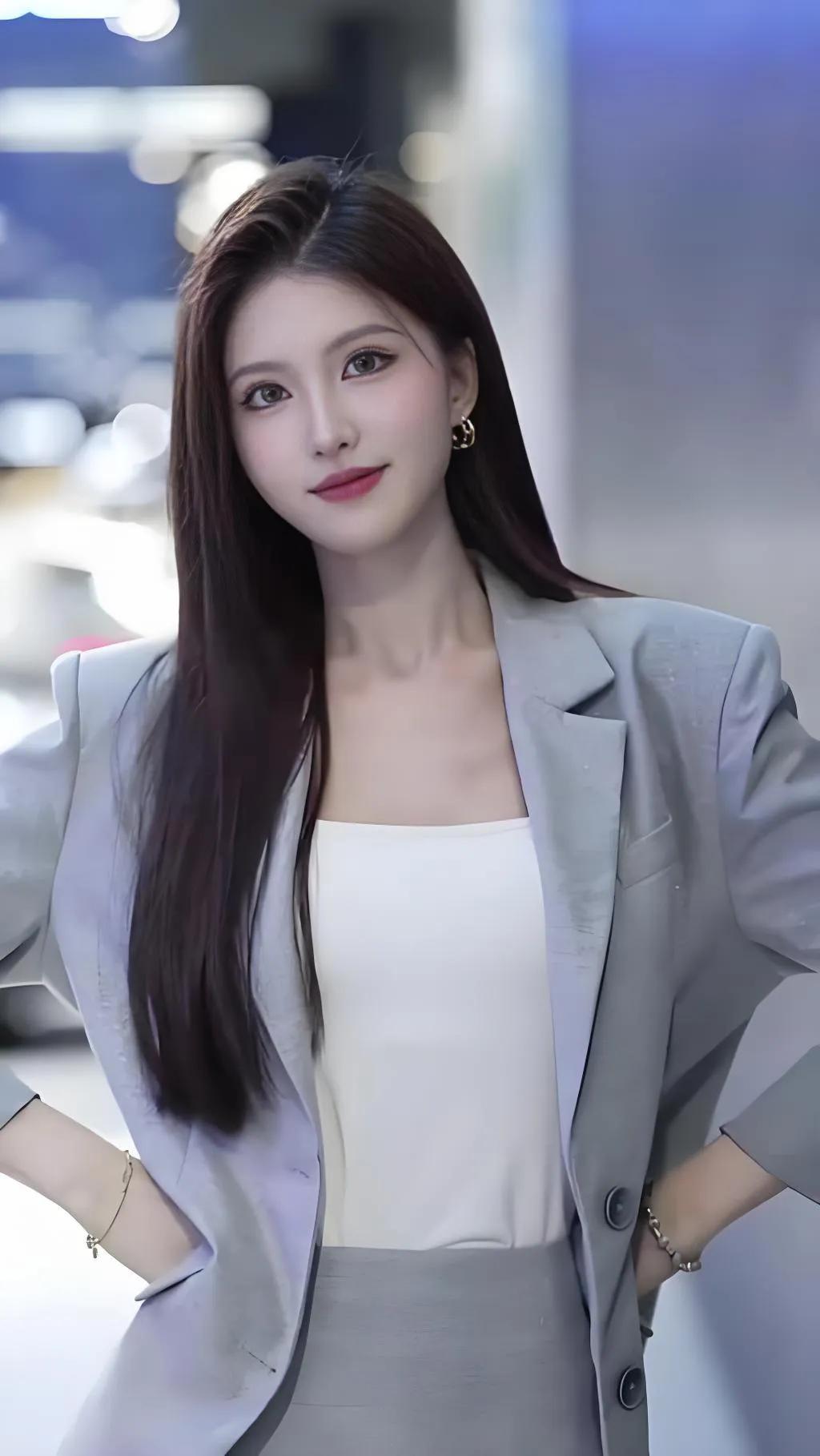 青春靓丽美女车模王温柔