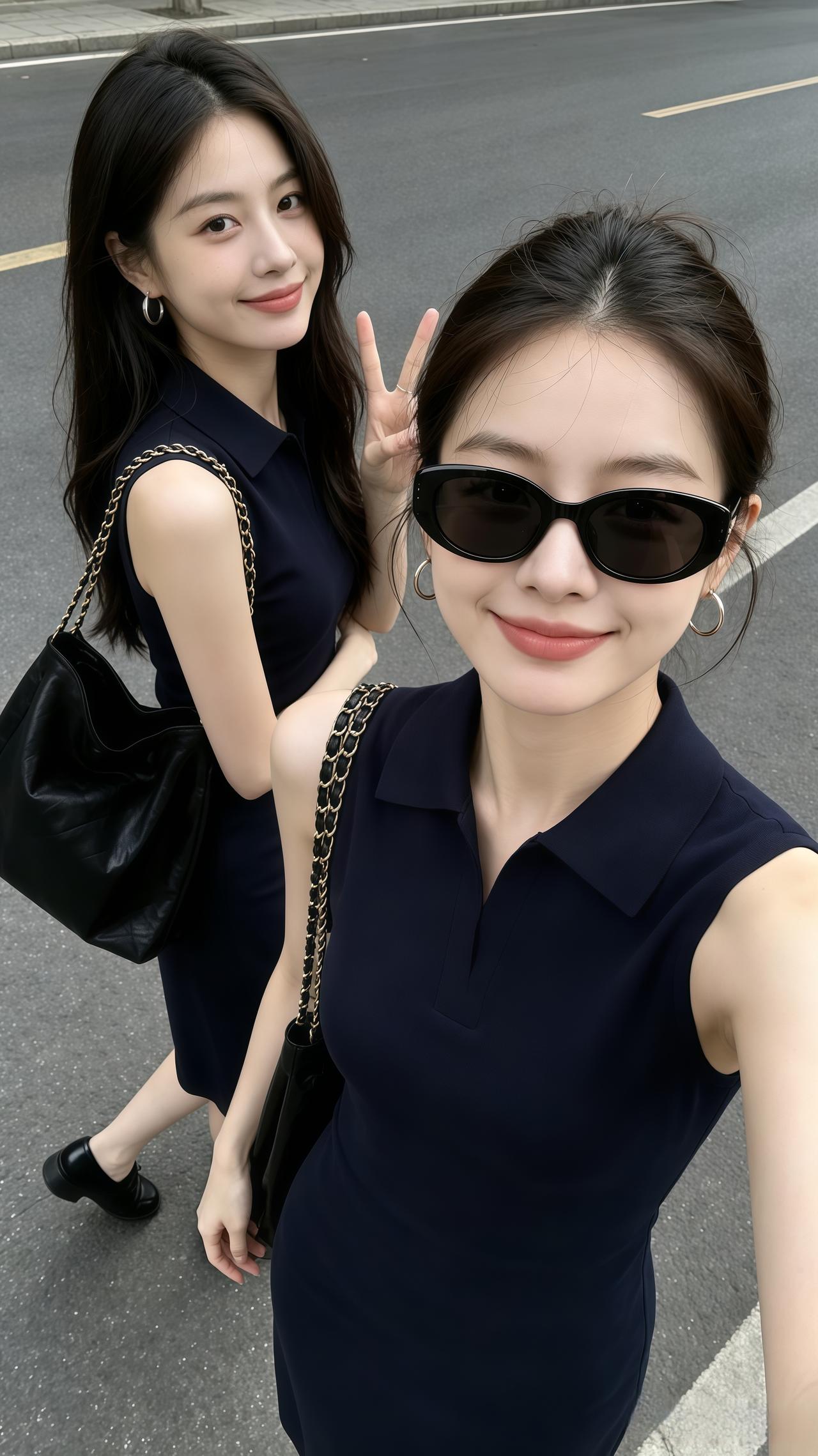 穿搭 轻奢气质显瘦无袖连衣裙 高级感无袖连衣裙 夏季穿搭韩系穿搭