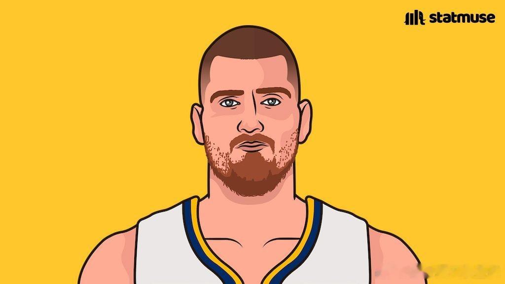 约基奇和申京在NBA第5个赛季数据对比📊     约基奇           