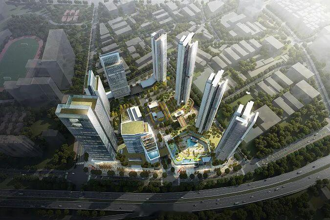 深圳南山西丽新盘：云锦万宸家园。原来的同富裕工业区城市更新项目，6栋住宅，最高5