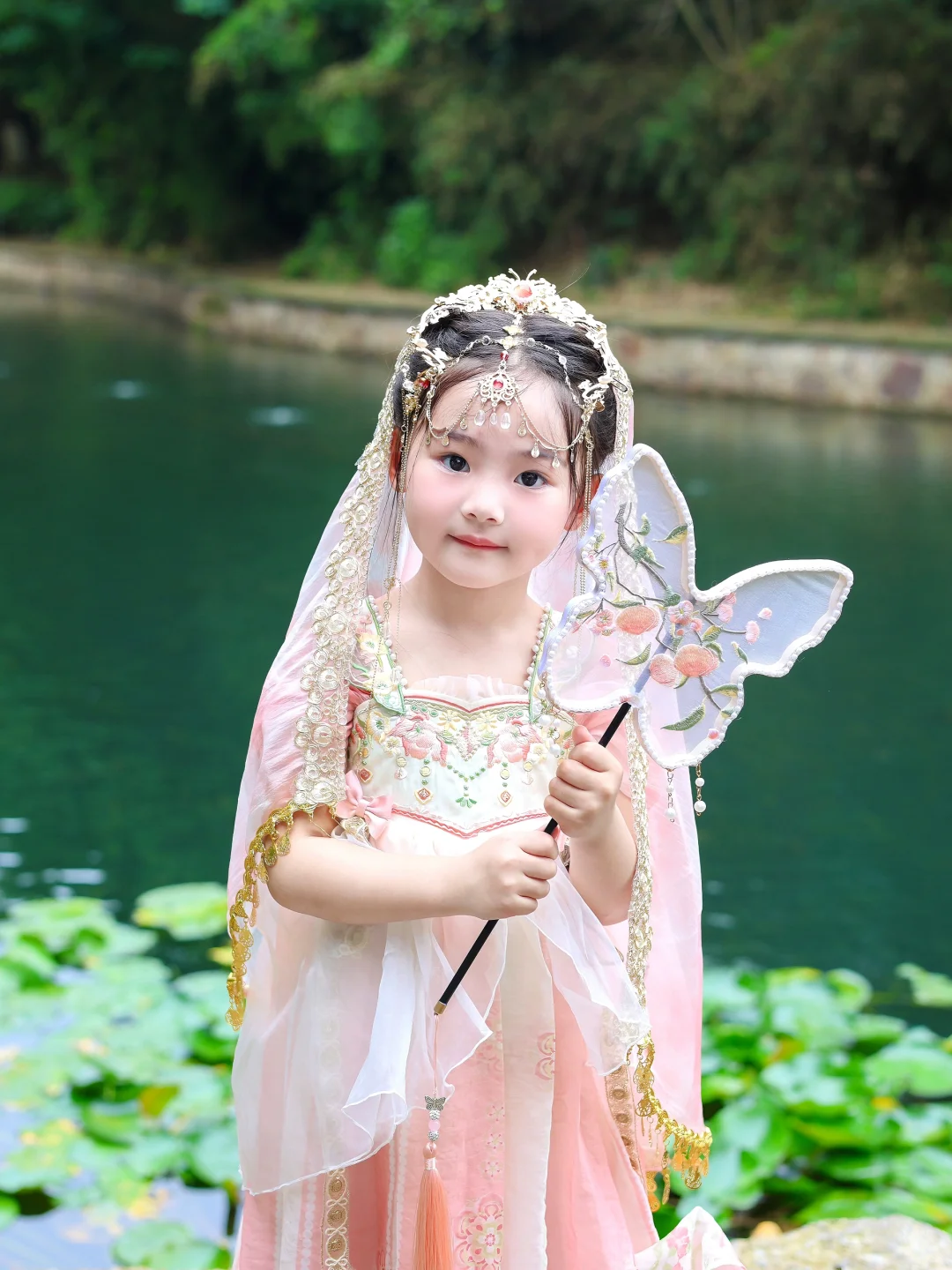 穿汉服出门被小朋友叫仙女🧚‍♀️