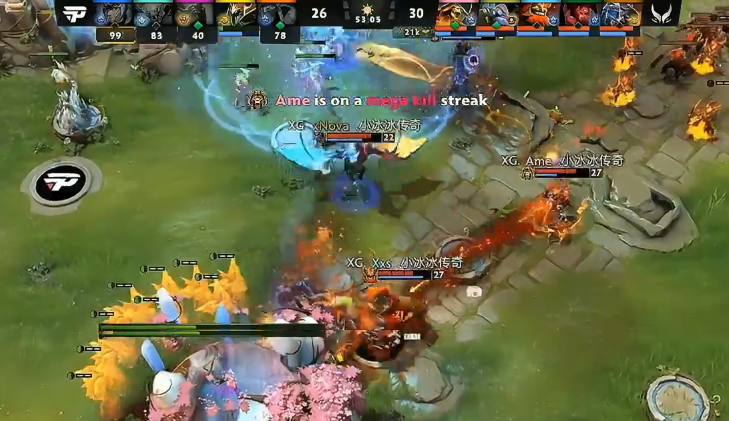 不容易，XG第一局劣势翻盘paiN Gaming，这盘队伍暴露的问题很多打的也实