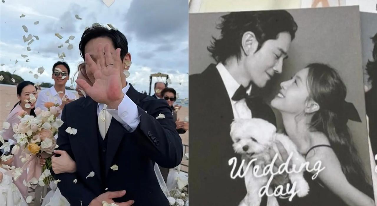 《美女孔心》剧中幻想成真！。《美女孔心》剧中幻想成真！温朱莞&珉雅峇厘岛完婚画面