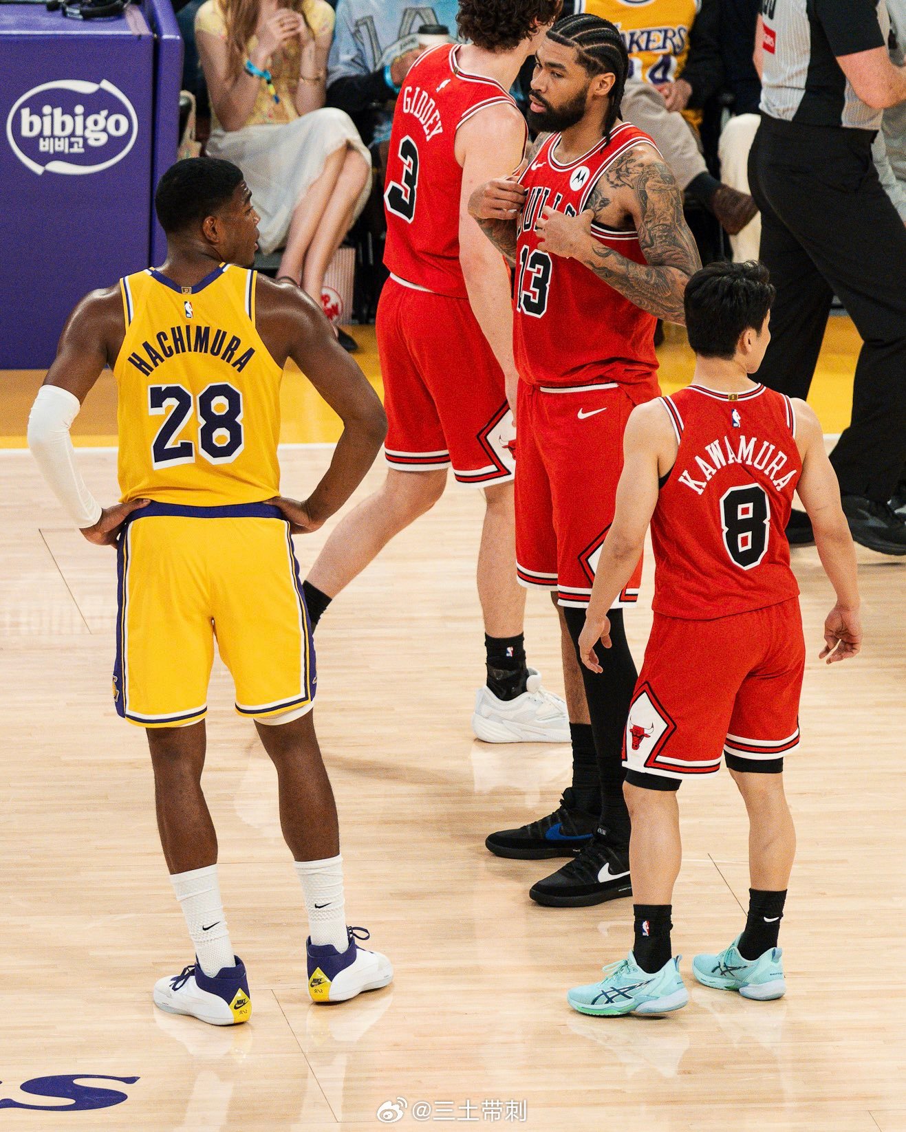 中国男篮 河村勇辉一直在那边坚持，没想到还在NBA赛场实现了日本德比。。。八村塁