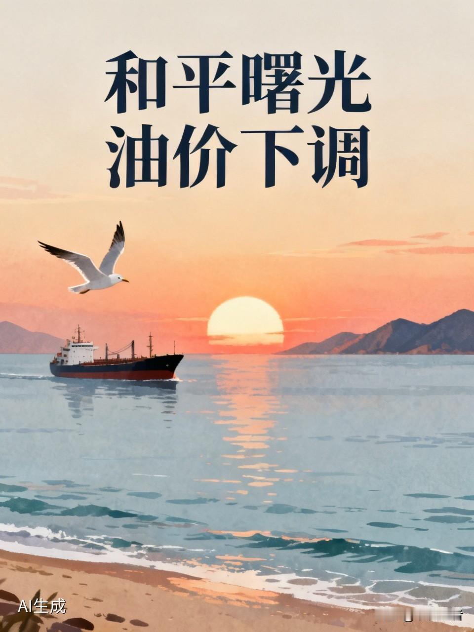 美伊和平协议敲定的喜讯传来，霍尔木兹海峡即将恢复通航，国际原油市场应声下挫。这对