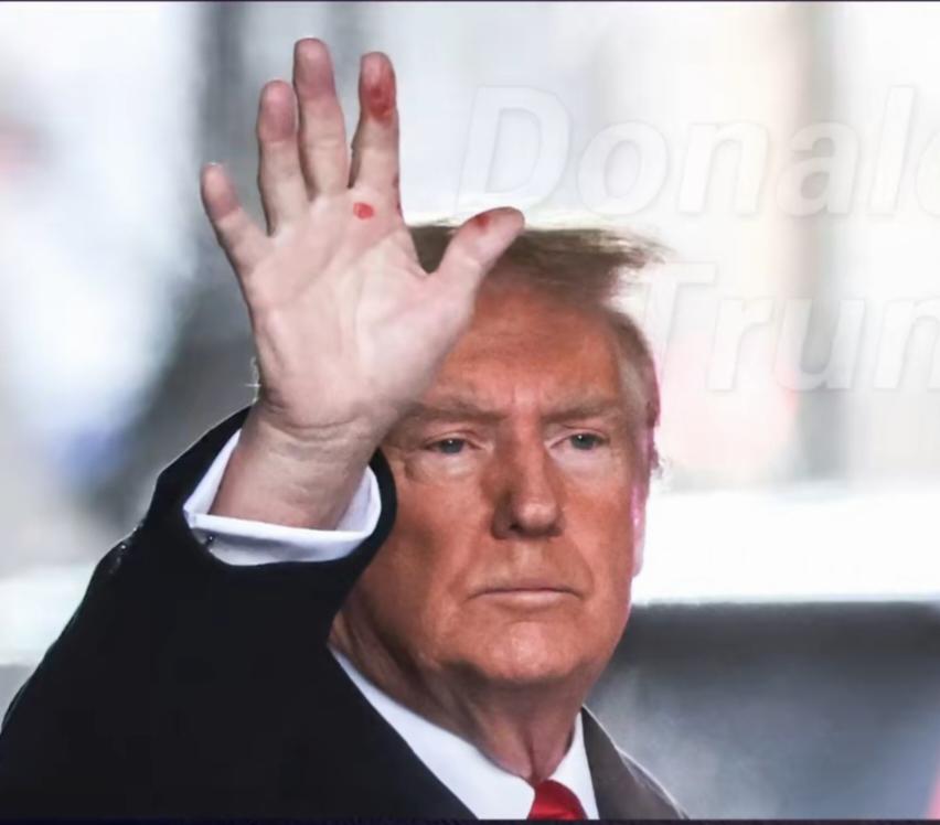 特朗普最新状态确实引人担忧，让不少网友吓一跳，皮肤呈现不正常的斑痕。有网友说：“