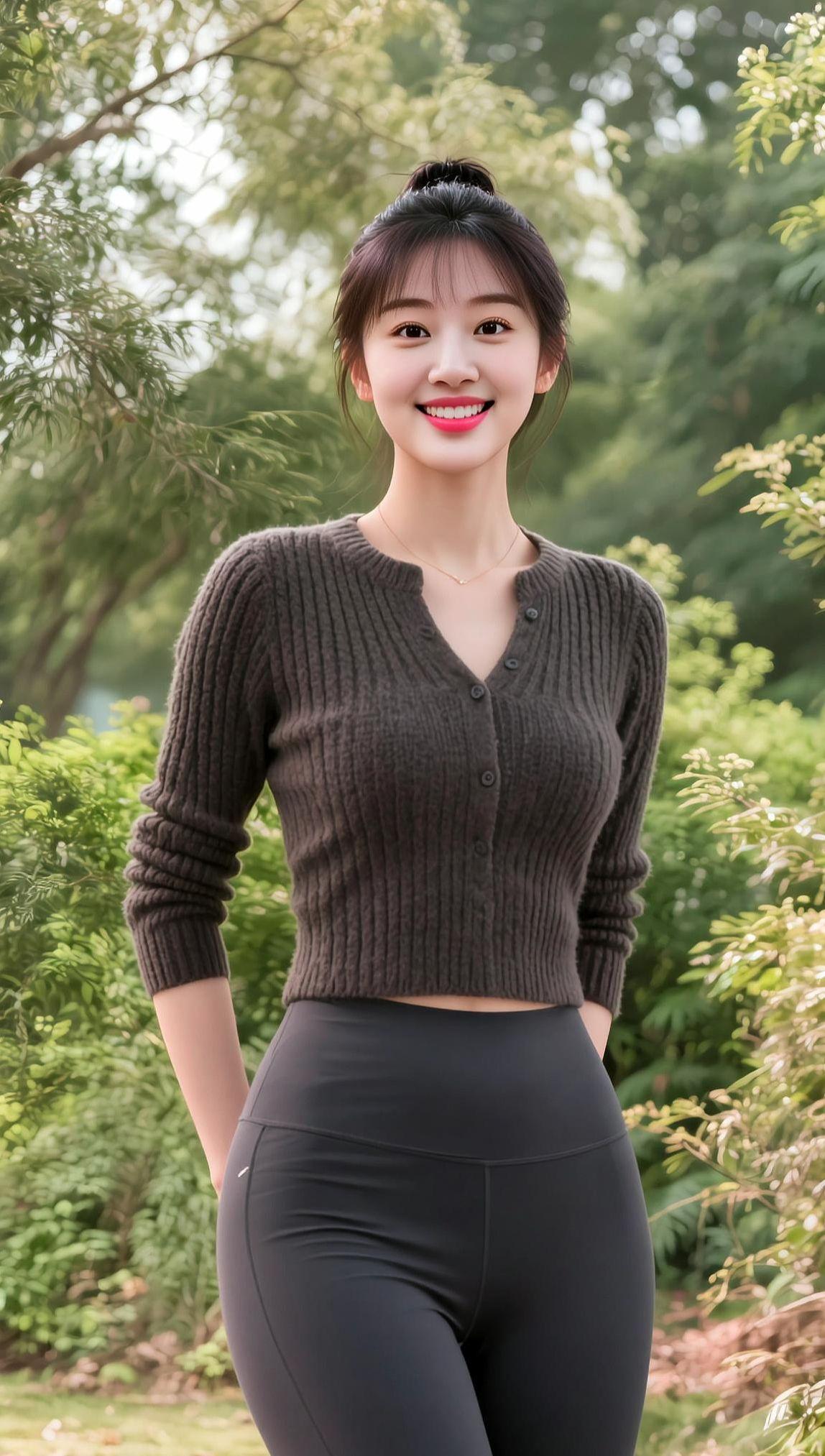 AI休闲健身照 抖音ai创作