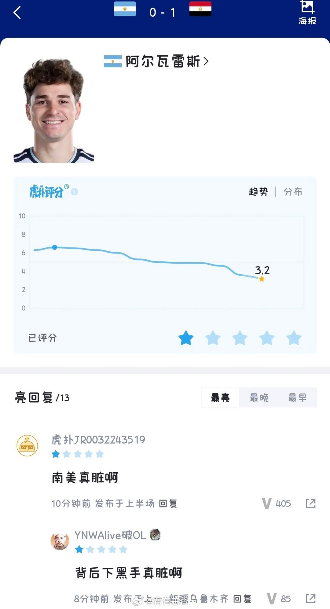 阿根廷 脏这种人能赶紧红牌滚吗，人家空中顶球肘击对方后腰，你这是谋杀知道吗，摔下