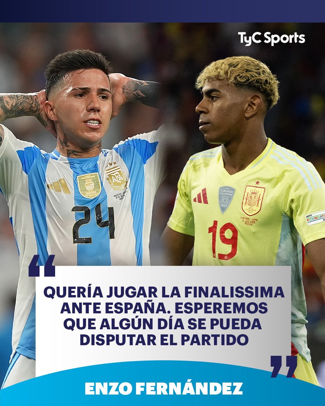 恩佐·费尔南德斯🎙️：“我对欧美杯决赛的取消感到惊讶，中东地区存在诸多问题，我